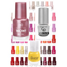 SADA Lak na nehty Golden rose MINI - 500ks