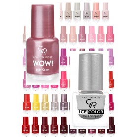 Sada Lak na nehty Golden rose mini 120 ks