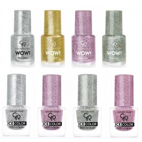 Sada Lak na nehty Golden rose GLITR TŘPYT - 80ks