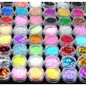 Třpytky na nehty (sypký třpyt, glitr)