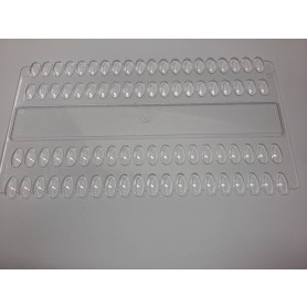 Vzorník na nehty čirý 80 pozic