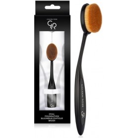 Golden Rose štětec OVAL FOUNDATION BLUSHER+CONTOUR BRUSH K-FIR-024 (štětec na makeup, tvářenku a kontury)