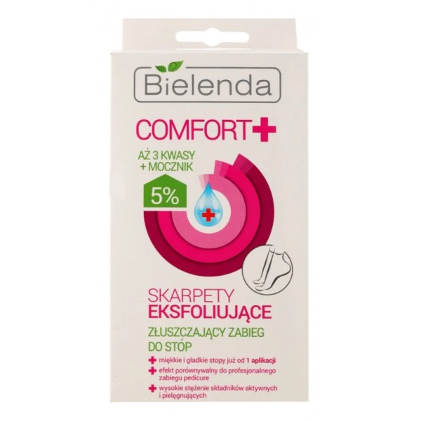 Bielenda Comfort+ exfoliační ponožky pro zjemnění a hydrataci - 1 pár