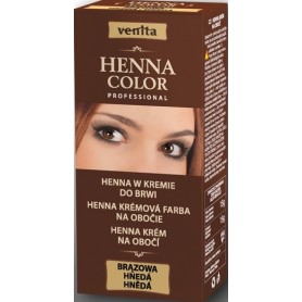 Venita Henna barva na obočí a řasy Brown (hnědá)