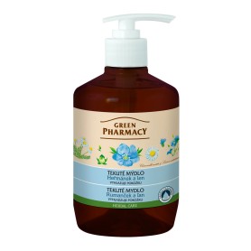 Green Pharmacy tekuté mýdlo heřmánek a len