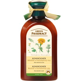 Green Pharmacy kondicionér (balzám) pro mastné vlasy měsíček a rozmarýnový olej CZ