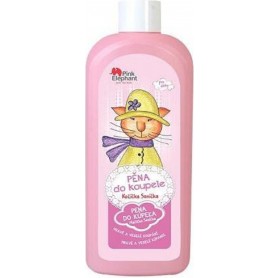 Pink Elephant Kočička Sonička dětská pěna do koupele pro holčičky