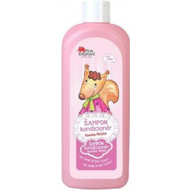 Pink Elephant Veverka Anička šampón-kondicionér pro holčičky