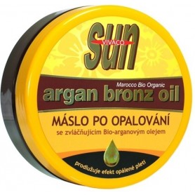 Vivaco Sun Zvláčňující tělové máslo po opalování s arganovým olejem 