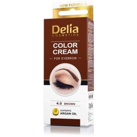 Delia Cosmetics Color Cream - profesionální barva na obočí ("henna") hnědá