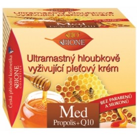 Bione Cosmetics ultramastný hloubkově vyživující pleťový krém med a propolis