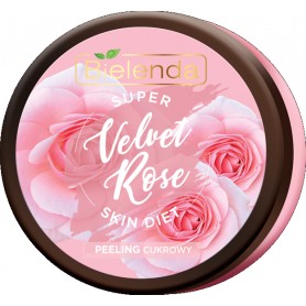 Bielenda Velvet Rose Skin Diet cukrový peeling 