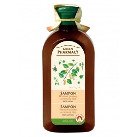 Green Pharmacy šampon proti lupům březové pupeny a ricinový olej CZ etik.