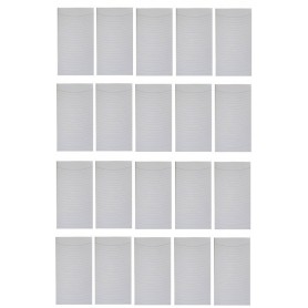 Šablona na francouzskou manikůru - 20ks (20 archů = 400 nalepovacích šablonek)