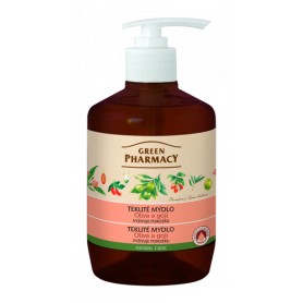 Green Pharmacy tekuté mýdlo oliva a goji