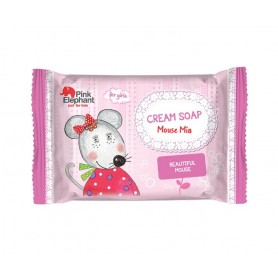 Pink Elephant Myška Mia krémové mýdlo pro dívky CZ