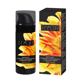 Ryor noční krém s hedvábím,beta-glukanem a arganovým olejem