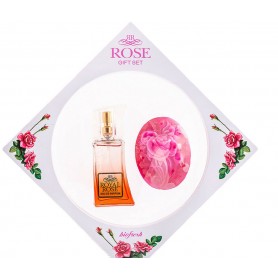 Royal Rose dárková sada s parfémem a mýdlem