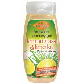 Bione Cosmetics lemongrass a limetka relaxační sprchový gel 