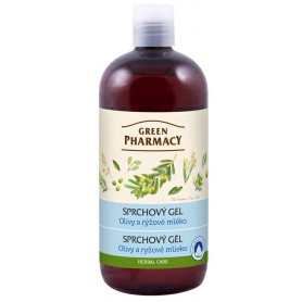 Green Pharmacy olivy a rýžové mléko sprchový gel CZ