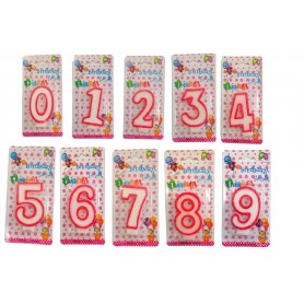 Svíčky na dort čísla