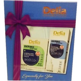 Delia Cosmetics Dermo System dárková sada normalizující pleťový krém + oční krém