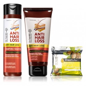 Dr. Santé Anti Hair Loss sada (šampon, kondicionér a mýdlo) CZ