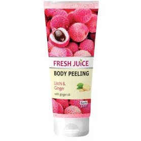 Fresh Juice tělový peeling liči a zázvor CZ