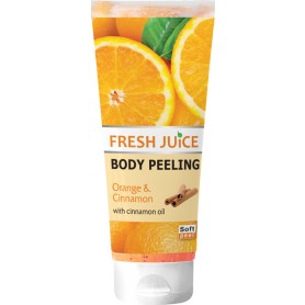 Fresh Juice tělový peeling pomeranč a skořice CZ