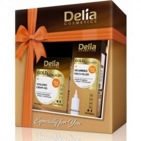 Delia Cosmetics Gold and Collagen dárková sada 