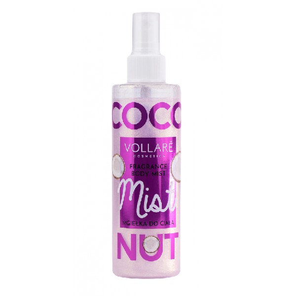Vollare Cosmetics Coconut tělový sprej s rozjasňujícím efektem