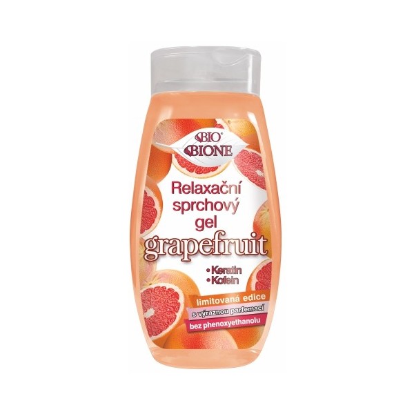 Bione Cosmetics relaxační sprchový gel grapefruit (limitovaná edice)