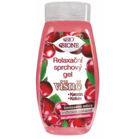 Bione Cosmetics relaxační sprchový gel višně (limitovaná edice)