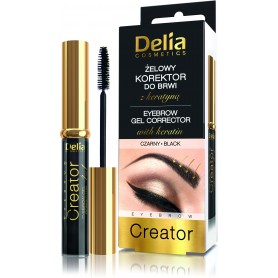 Delia Cosmetics gelový korektor na obočí - černý