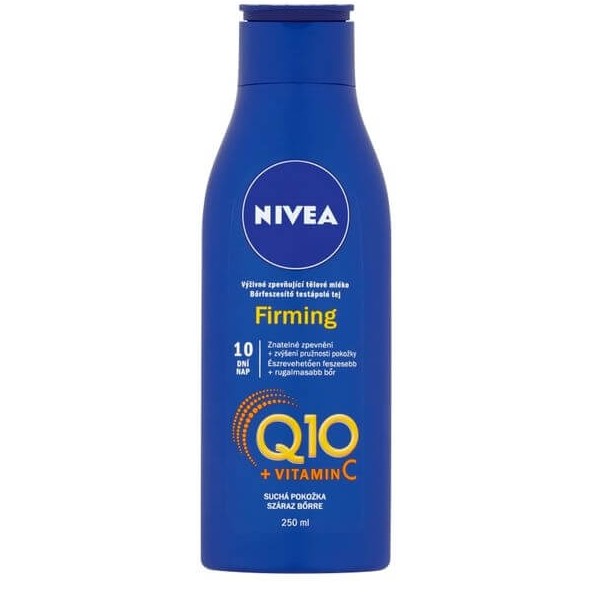 Nivea Q10 Plus Firming zpevňující tělové mléko na suchou pokožku