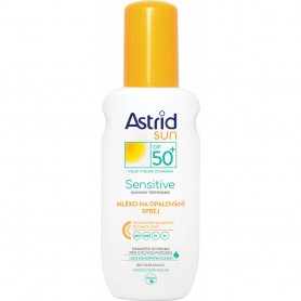 Astrid Sun Sensitive SPF50 mléko na opalování spray