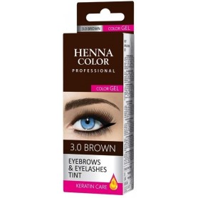 Venita Cosmetics Henna gelová barva na obočí a řasy - hnědá (15g aktivátor + 15g barva)