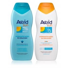 Astrid Sun mléko na opalování SPF15 200 ml + mléko po opalování 200 ml
