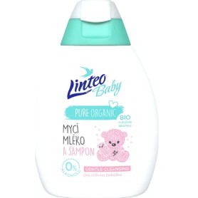 Linteo Baby mycí mléko a šampon