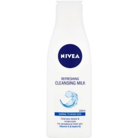 Nivea Aqua Effect osvěžující čistící pleťové mléko pro normální až smíšenou pleť 