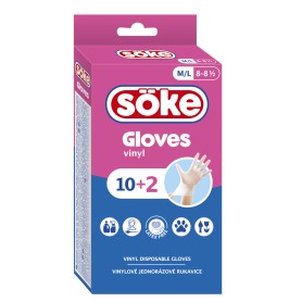 Spontex VINYL SOKE jednorázové rukavice M/L