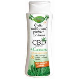 Bione Cosmetics čistící odličovací pleťové tonikum CBD Kanabidiol 
