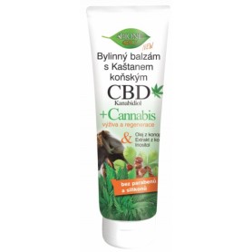 Bione Cosmetics bylinný balzám s kaštanem koňským CBD Kanabidiol 