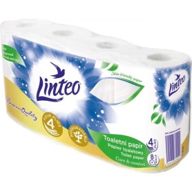 Linteo Satin heřmánek 4-vrstvý bílý 