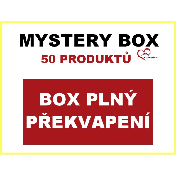 MYSTERY BOX 3 (50 produktů za 899 Kč)