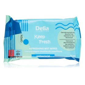 Delia Cosmetics vlhčené ubrousky antibakteriální