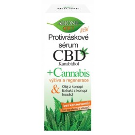 Bione Cosmetics CBD Cannabis protivráskové pleťové sérum 