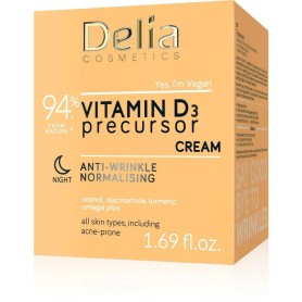 Delia Cosmetics Vitamin D3 noční pleťový krém proti vráskám