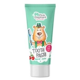 Pink Elephant Bobřík Peťo zubní pasta pro chlapce 