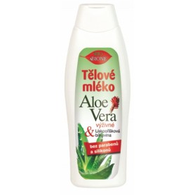 Bione Cosmetics tělové mléko Aloe Vera výživné s lískooříškovou bílkovinou